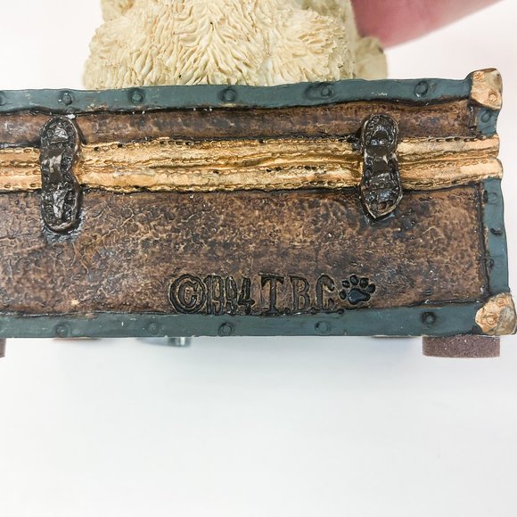 Boyds Bears and Friends 1994-95 "Grenville On Trunk" Music Box Figurine - Picture 6 of 7